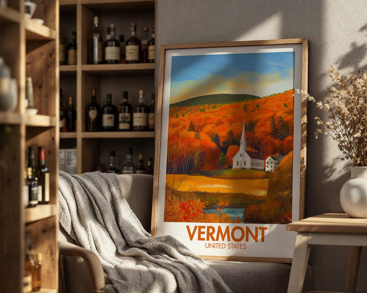 Vermont Poster - WanderWall