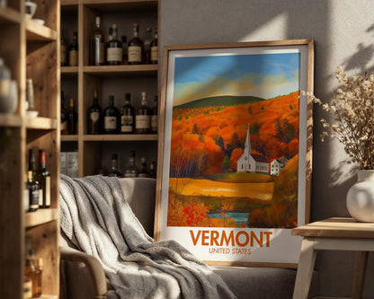 Vermont Poster - WanderWall