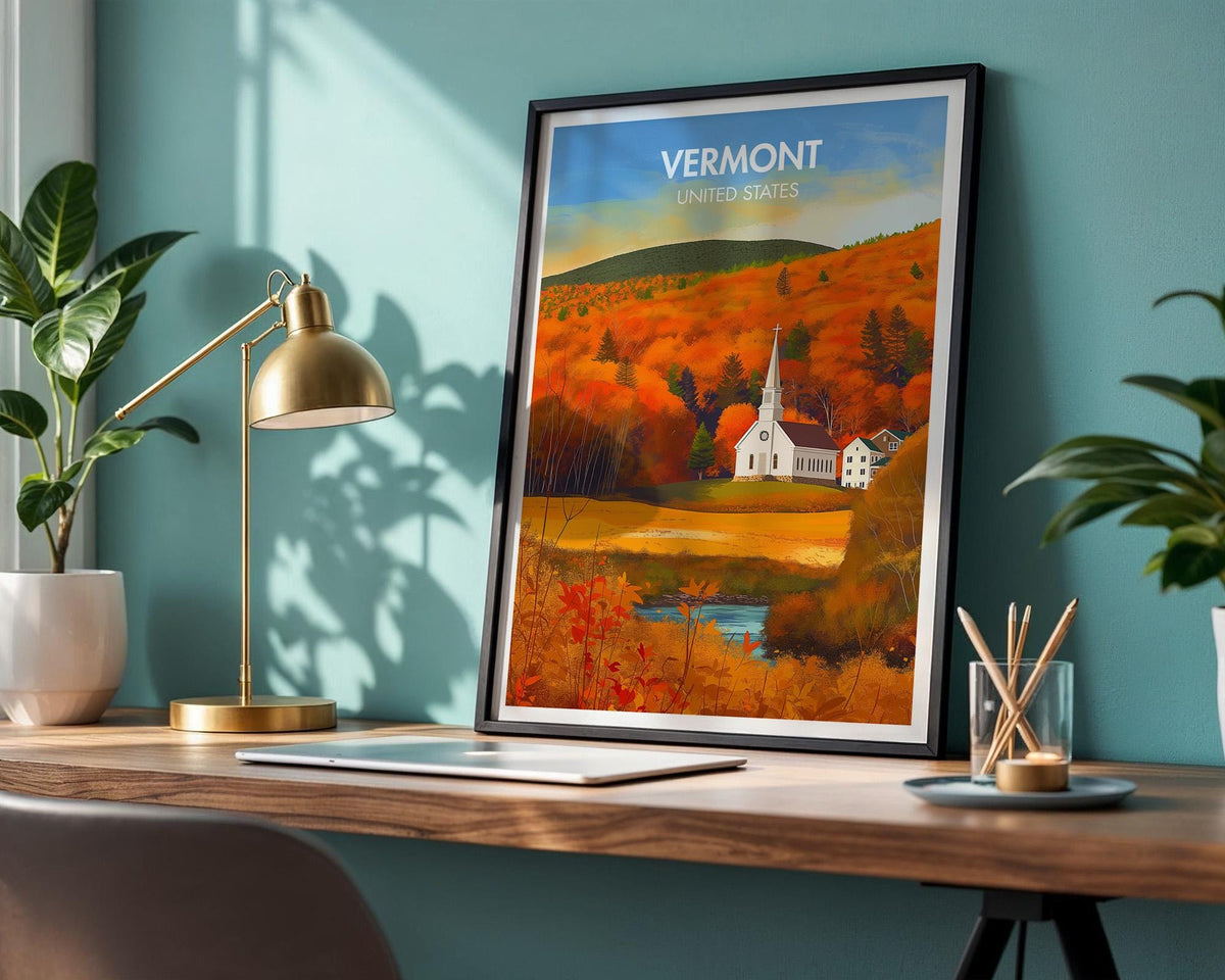 Vermont Poster - WanderWall