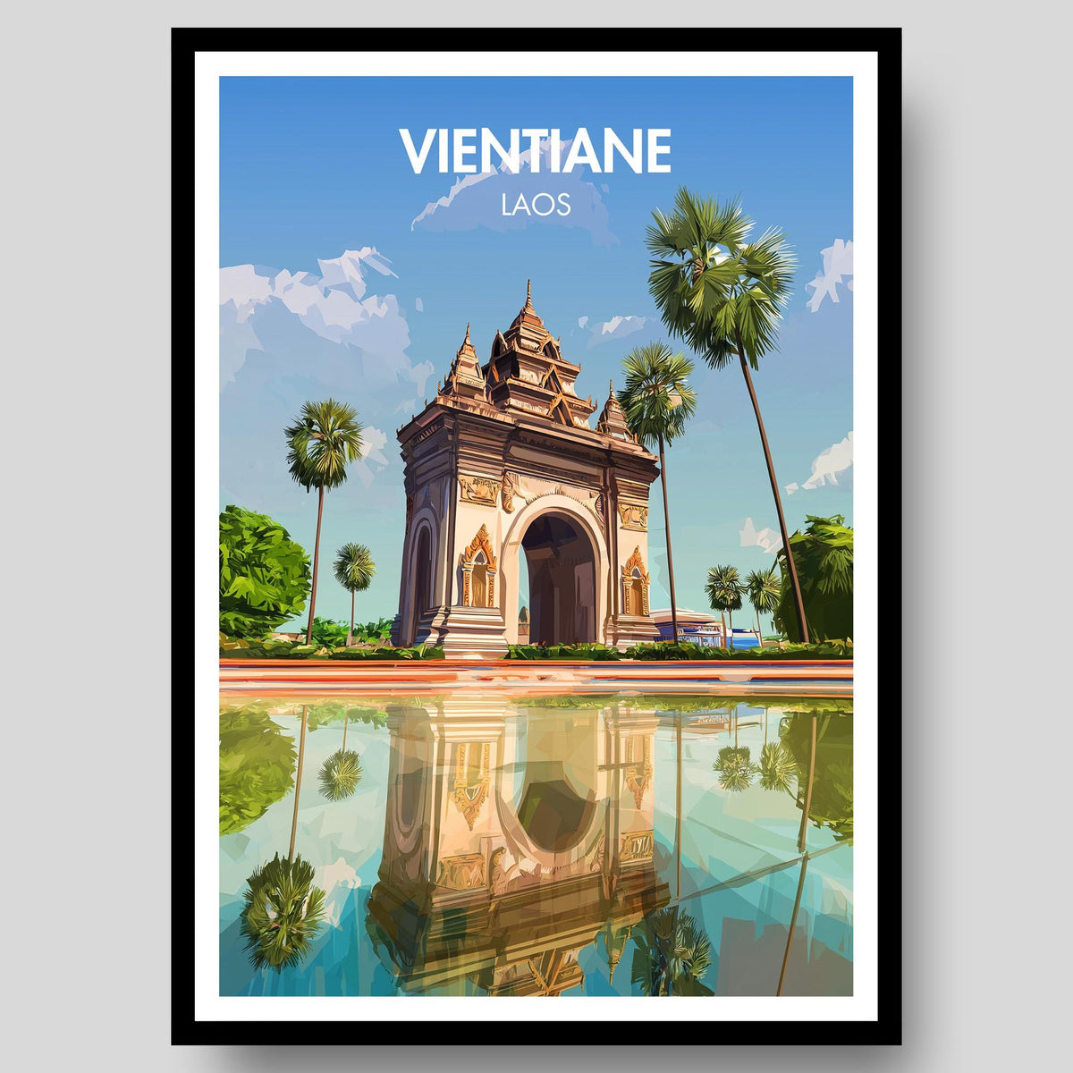 Vientiane Poster - WanderWall