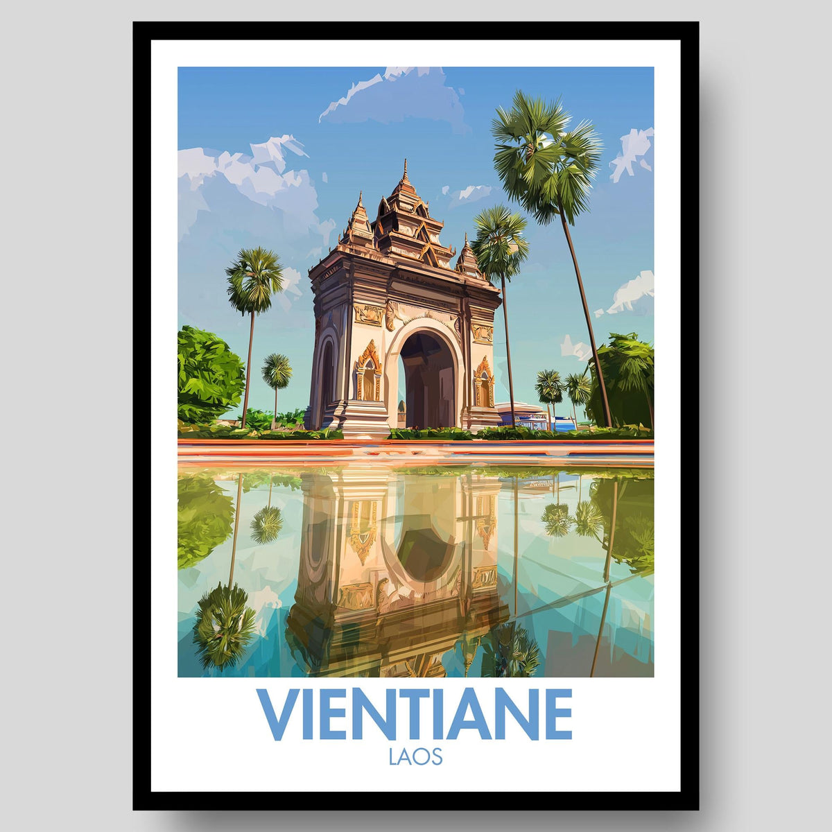 Vientiane Poster - WanderWall