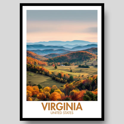 Virginia Poster - WanderWall