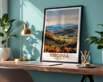 Virginia Poster - WanderWall