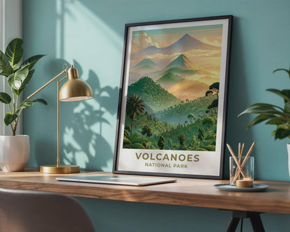 Volcanoes National Park Poster - WanderWall