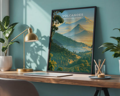 Volcanoes National Park Poster - WanderWall