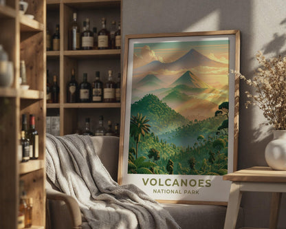 Volcanoes National Park Poster - WanderWall