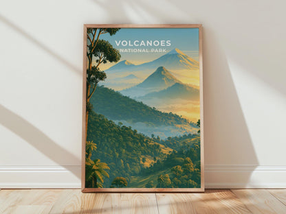 Volcanoes National Park Poster - WanderWall