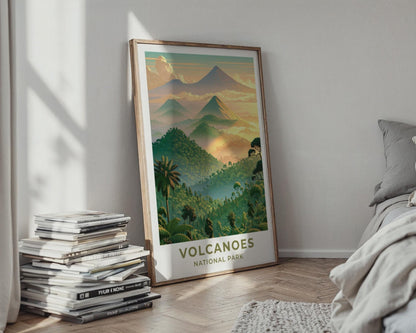 Volcanoes National Park Poster - WanderWall