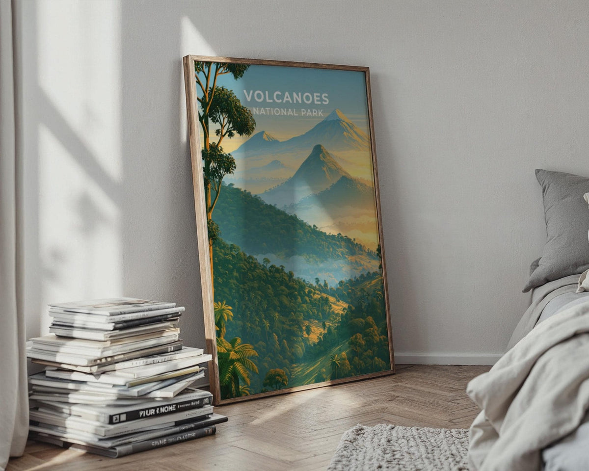 Volcanoes National Park Poster - WanderWall