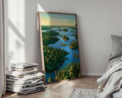 Voyageurs National Park Minnesota Travel Poster - WanderWall