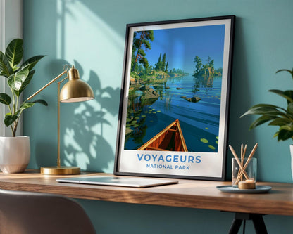 Voyageurs National Park Minnesota Travel Poster - WanderWall