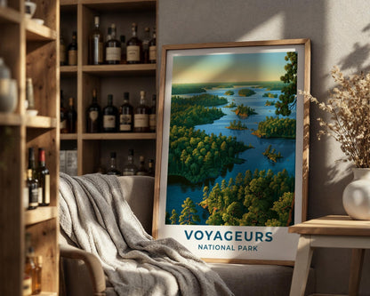 Voyageurs National Park Minnesota Travel Poster - WanderWall