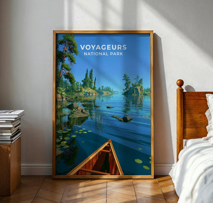 Voyageurs National Park Minnesota Travel Poster - WanderWall