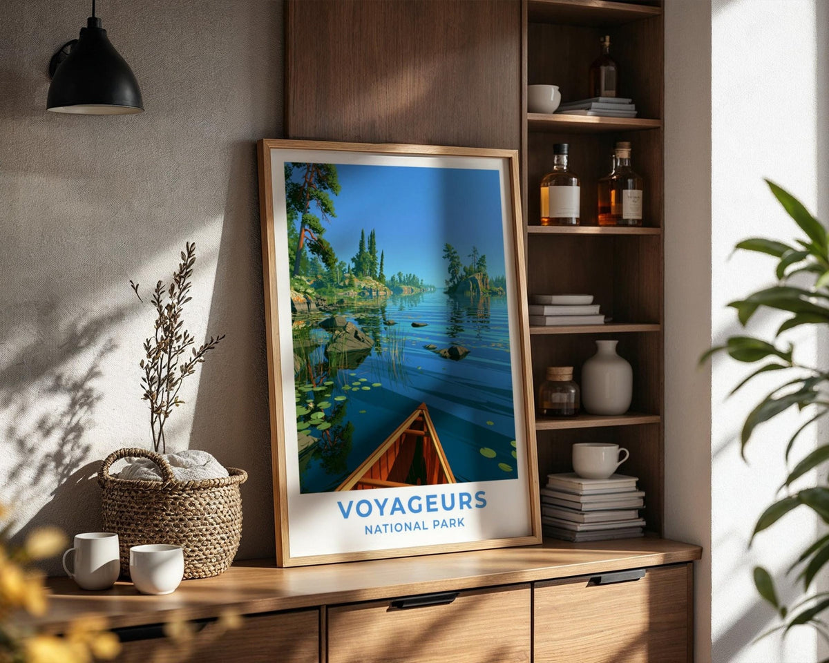 Voyageurs National Park Minnesota Travel Poster - WanderWall