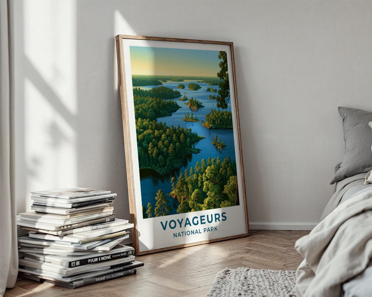 Voyageurs National Park Minnesota Travel Poster - WanderWall