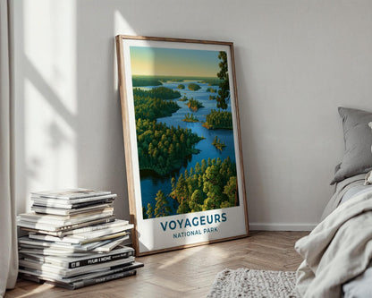 Voyageurs National Park Minnesota Travel Poster - WanderWall