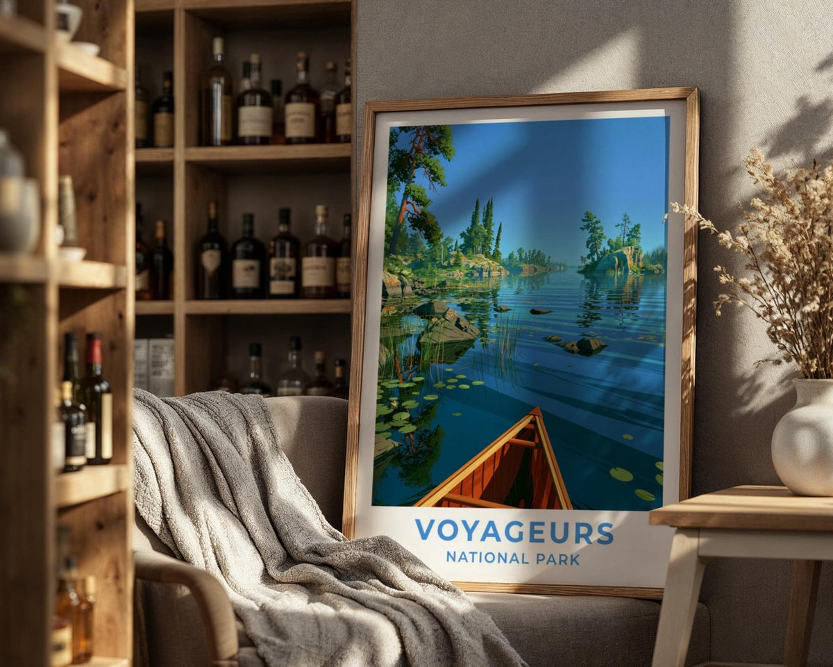 Voyageurs National Park Minnesota Travel Poster - WanderWall