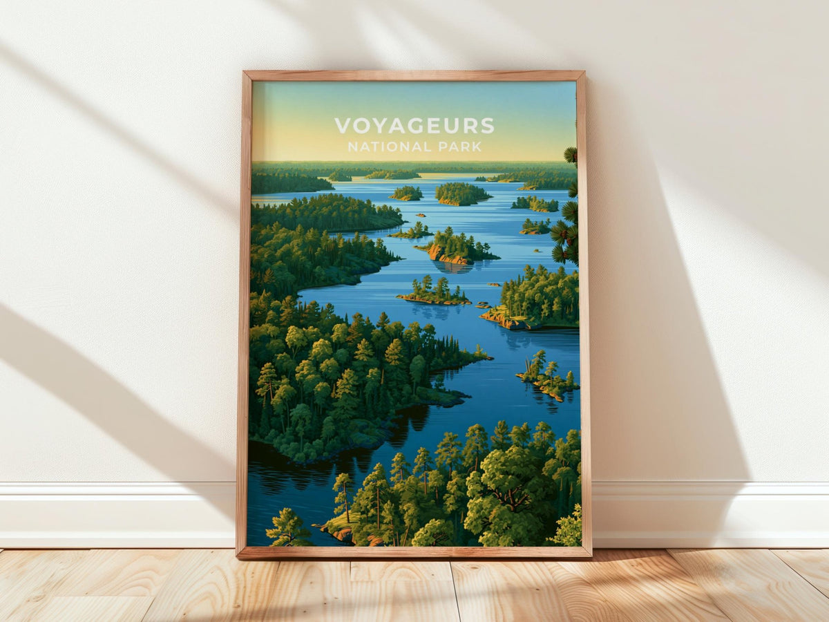Voyageurs National Park Minnesota Travel Poster - WanderWall