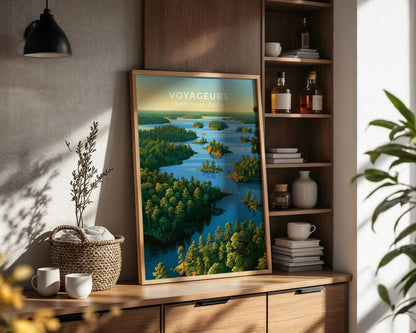Voyageurs National Park Minnesota Travel Poster - WanderWall