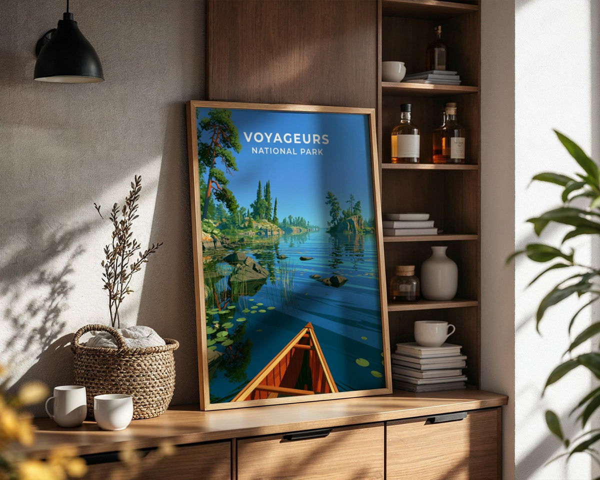 Voyageurs National Park Minnesota Travel Poster - WanderWall