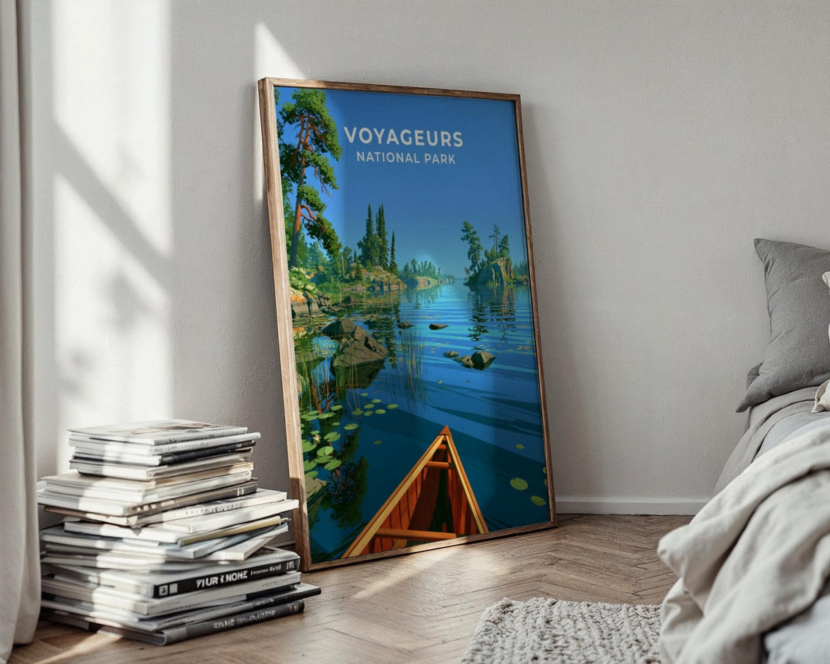 Voyageurs National Park Minnesota Travel Poster - WanderWall