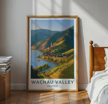 Wachau Valley Austria Travel Poster - WanderWall