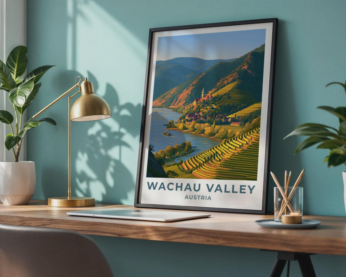 Wachau Valley Austria Travel Poster - WanderWall