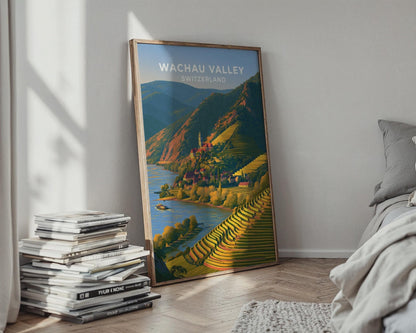 Wachau Valley Austria Travel Poster - WanderWall