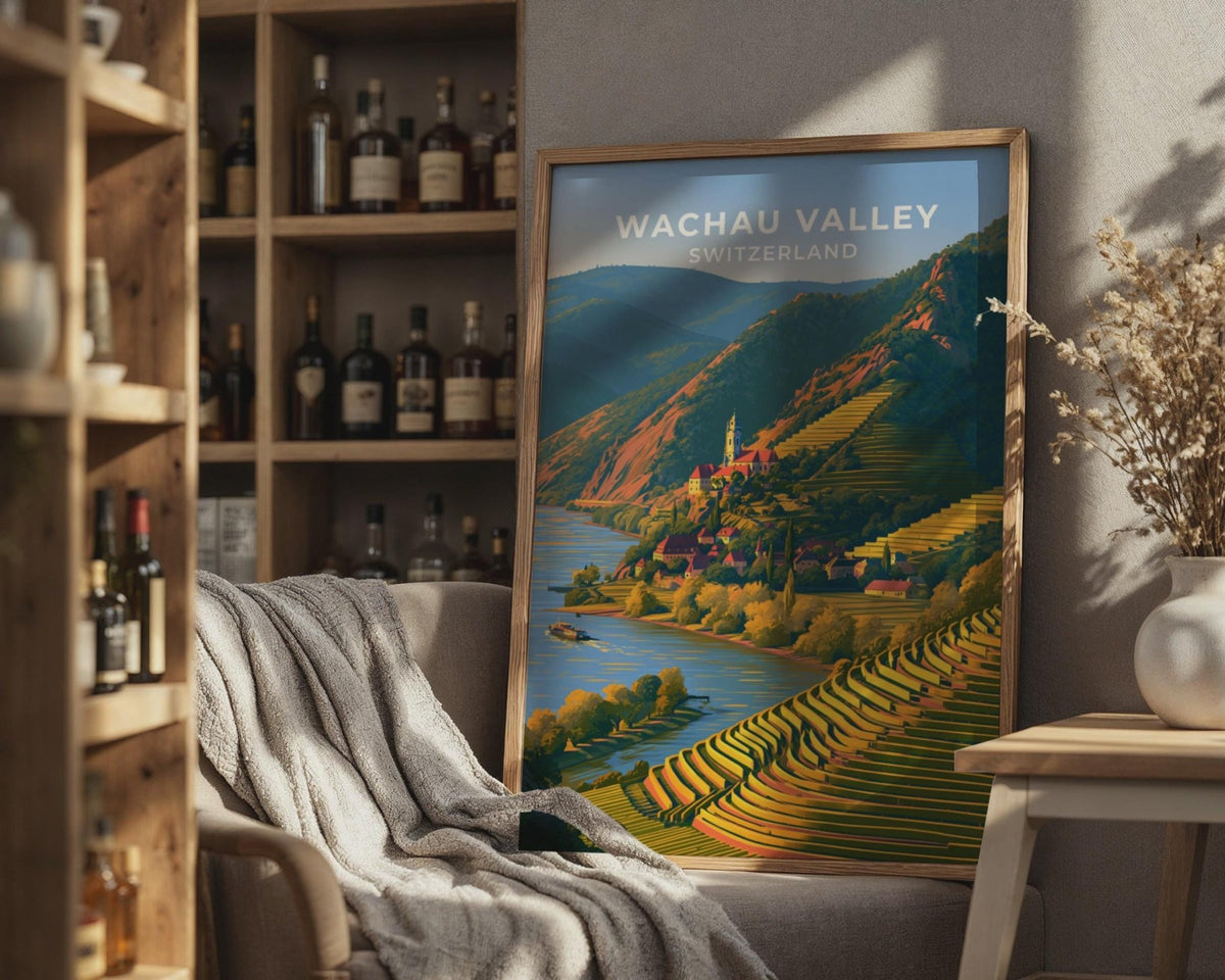 Wachau Valley Austria Travel Poster - WanderWall