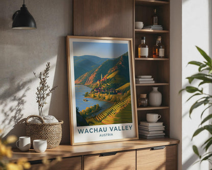 Wachau Valley Austria Travel Poster - WanderWall