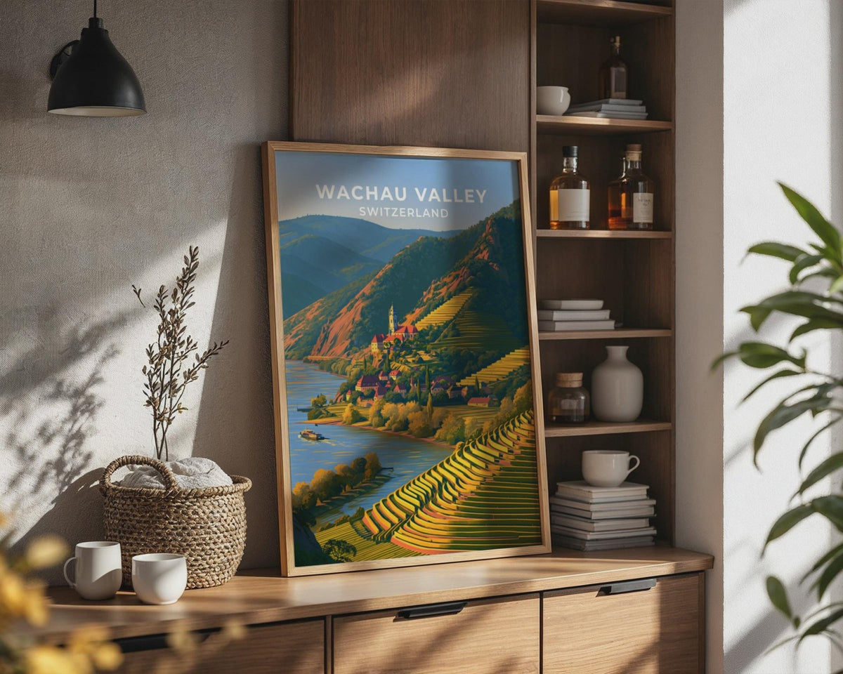 Wachau Valley Austria Travel Poster - WanderWall