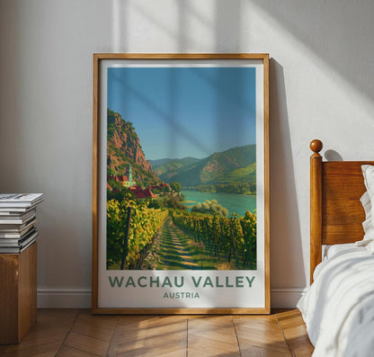 Wachau Valley Austria Travel Poster - WanderWall