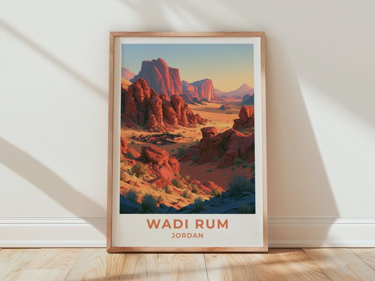 Wadi Rum Poster - WanderWall