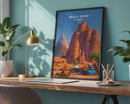 Wadi Rum Poster - WanderWall