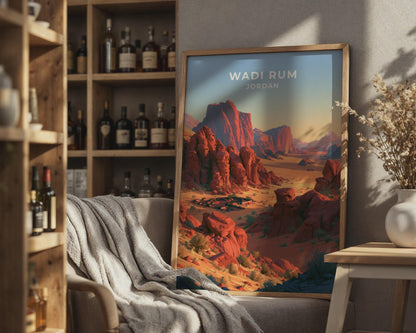 Wadi Rum Poster - WanderWall