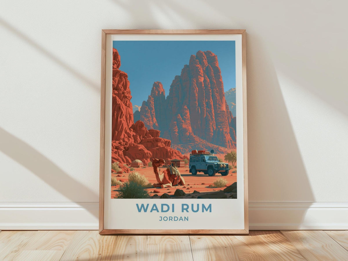 Wadi Rum Poster - WanderWall