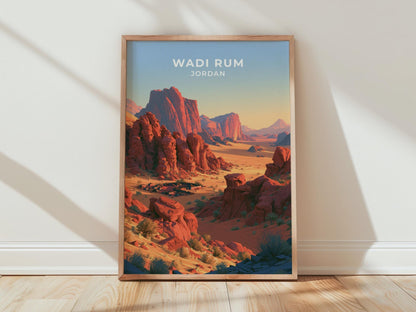 Wadi Rum Poster - WanderWall