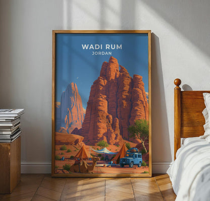 Wadi Rum Poster - WanderWall