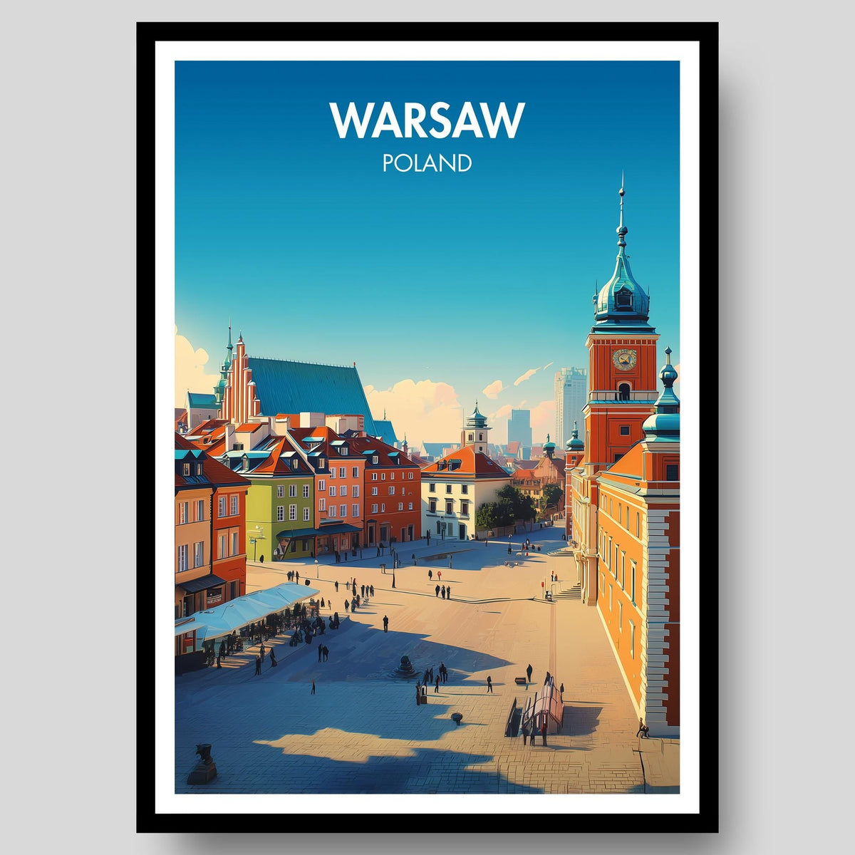 Warsaw Poster - WanderWall
