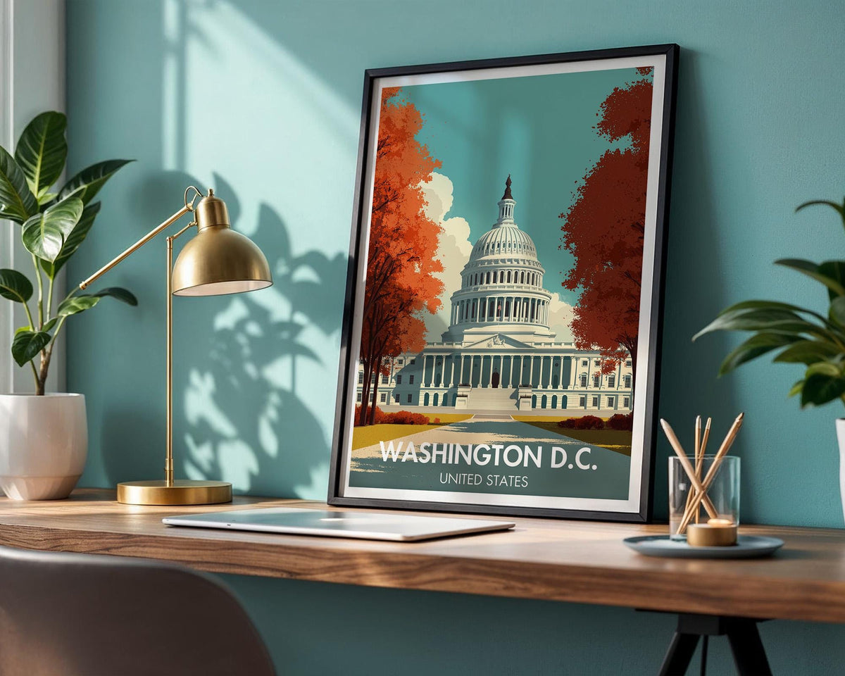 Washington D.C. Poster - WanderWall