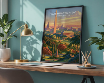 Washington DC Poster - WanderWall