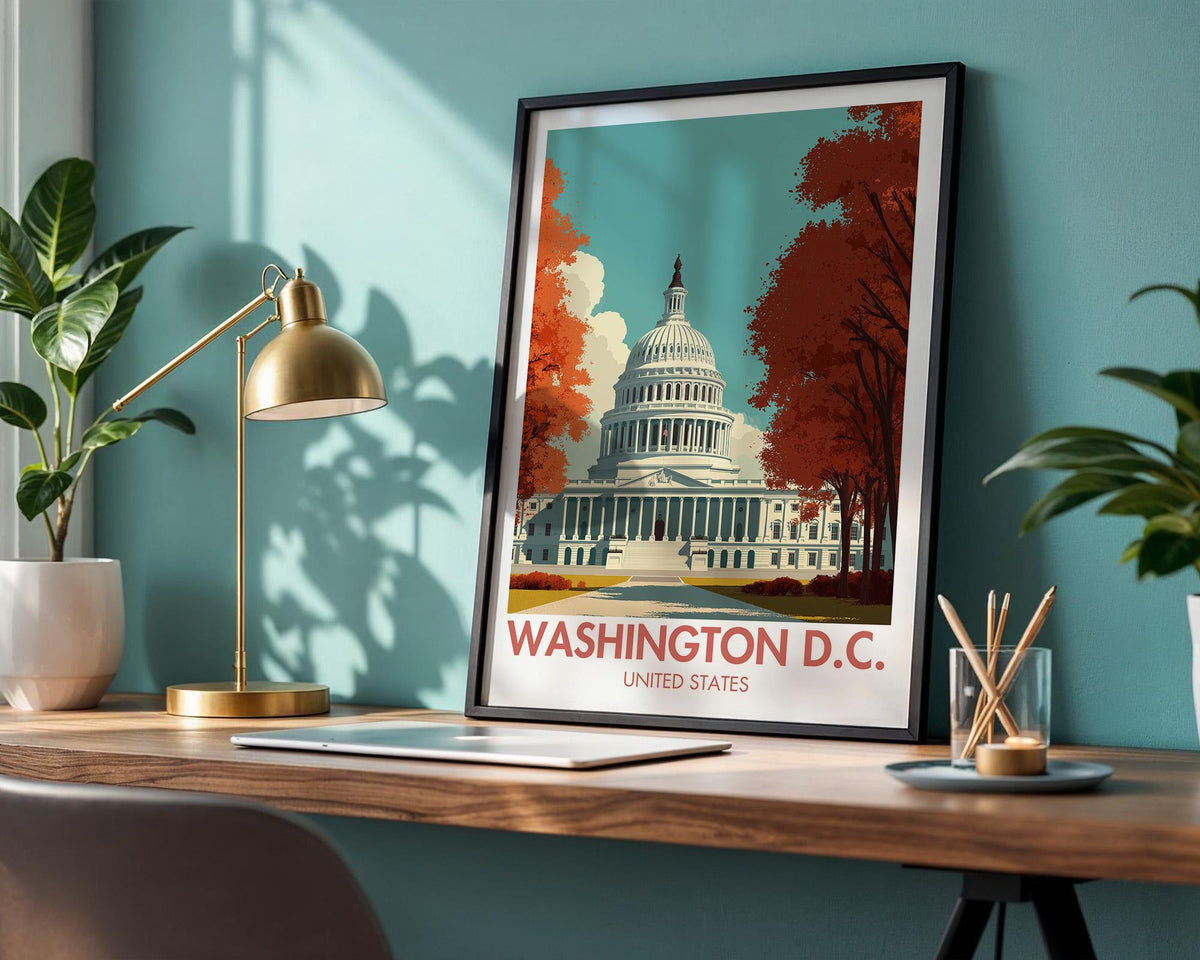 Washington D.C. Poster - WanderWall