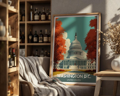 Washington D.C. Poster - WanderWall