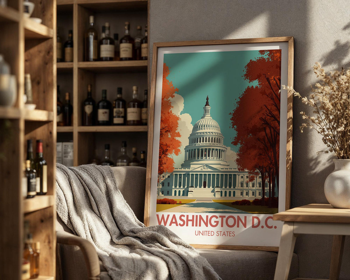 Washington D.C. Poster - WanderWall