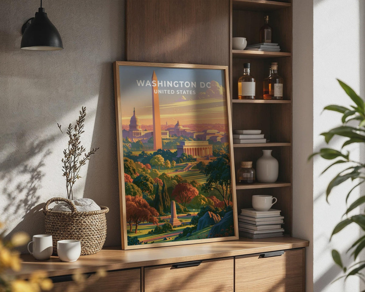 Washington DC Poster - WanderWall