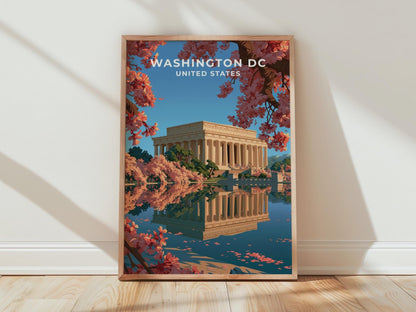Washington DC Poster - WanderWall