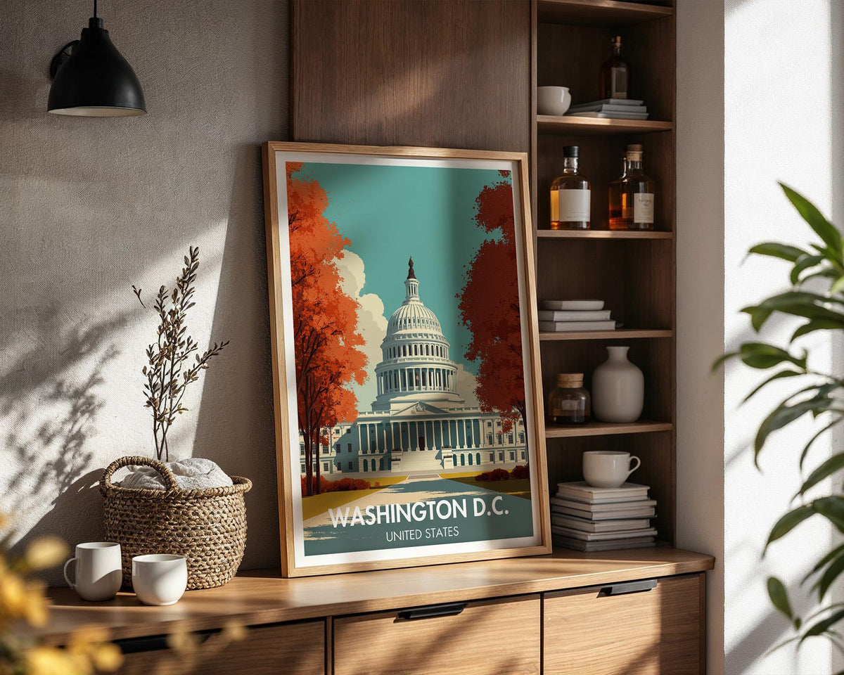 Washington D.C. Poster - WanderWall