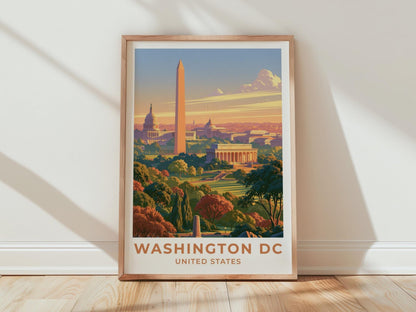 Washington DC Poster - WanderWall