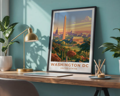 Washington DC Poster - WanderWall