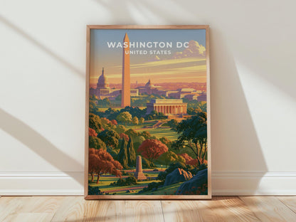 Washington DC Poster - WanderWall